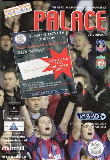 Match programme